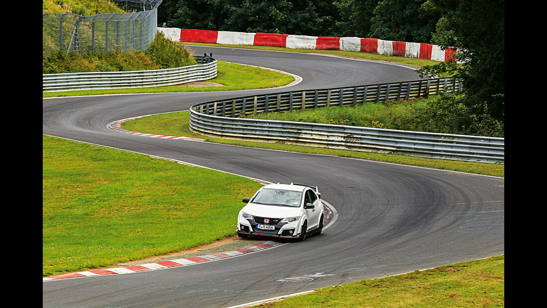Honda Civic Type R, Frontansicht, Nürburgring
