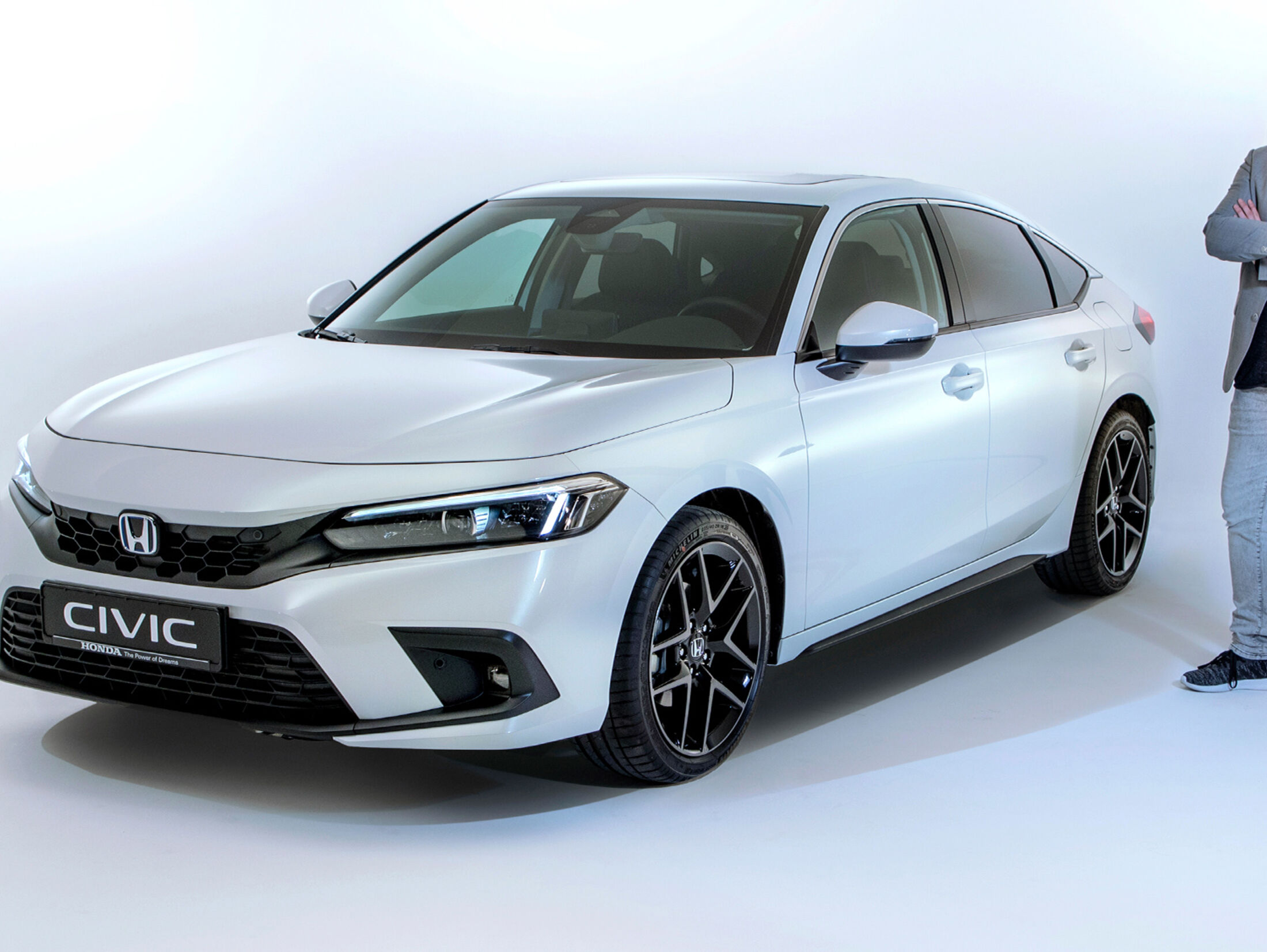 Kaufe Für Honda Civic 11. 2022 2 Stück ovaler Auto-Rückspiegel