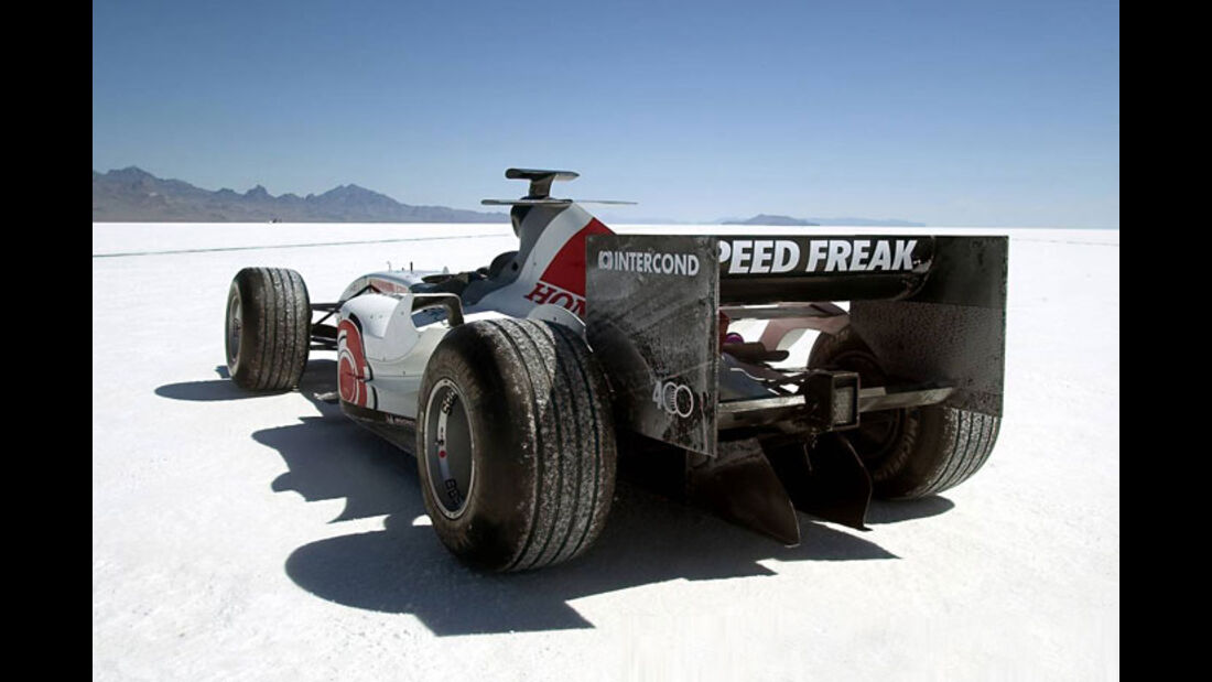Honda - Formel 1 - Top-Speed-Rekord - Utah