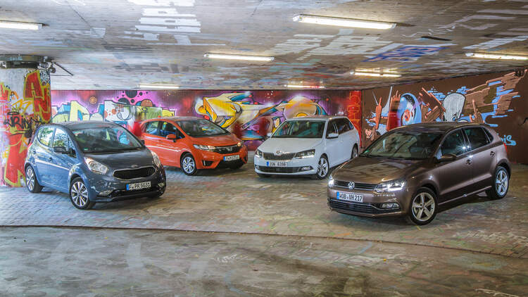 Honda Jazz Kia Venga Skoda Fabia Combi Und Vw Polo Im Vergleich Auto Motor Und Sport