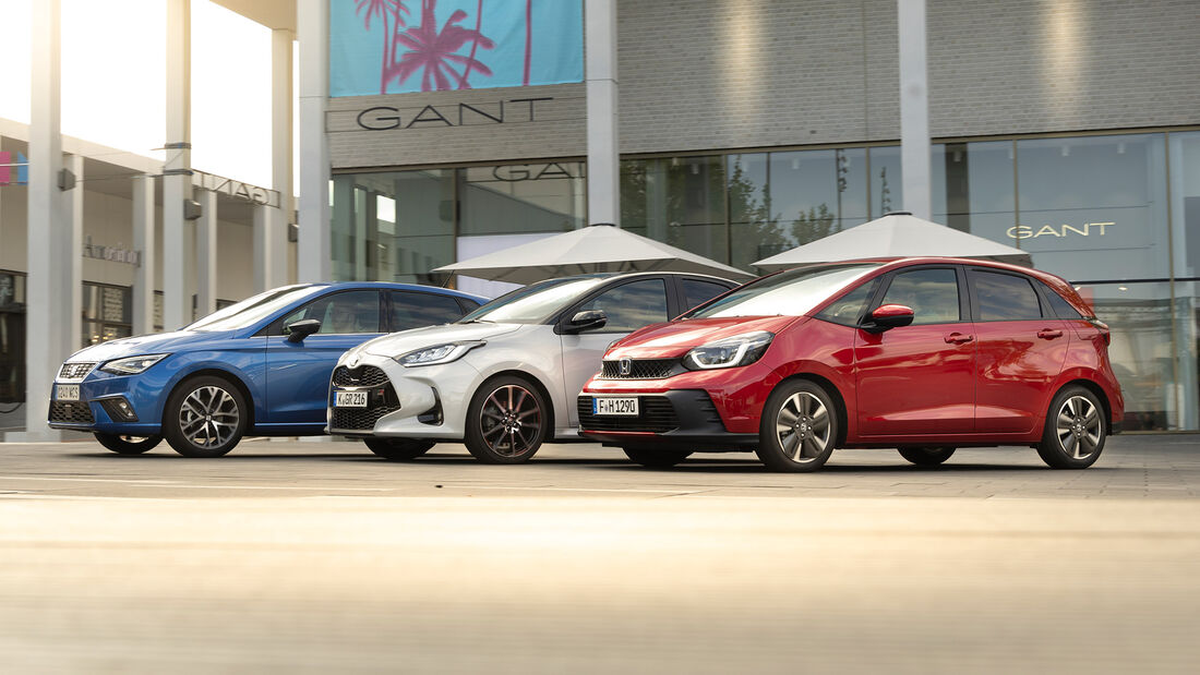 Honda Jazz, Seat Ibiza, Toyota Yaris