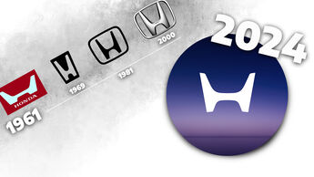 Honda-Logo Collage Historie