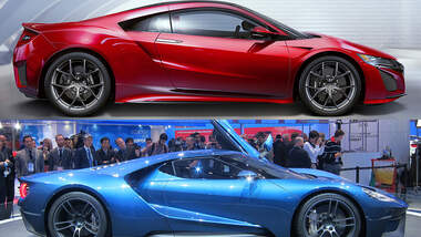 Honda NSX Ford GT Vergleich