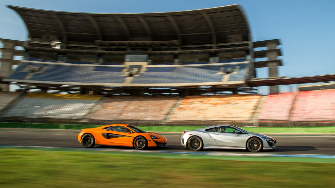 Honda NSX, McLaren 570S, Hockenheim