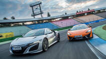 Honda NSX, McLaren 570S, Hockenheim