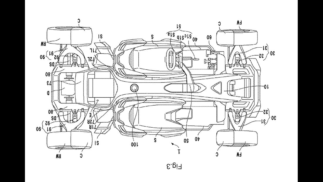 Honda Patentanmeldung Sportwagen Zweisitzer