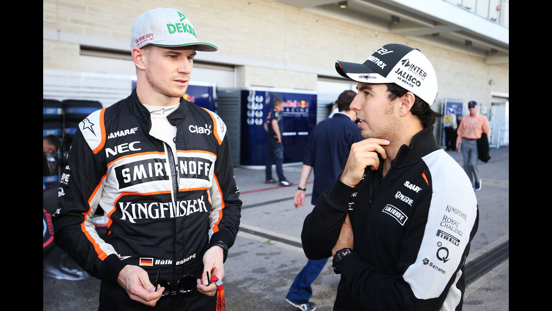 Hülkenberg & Perez - Force India - Formel 1 - Austin - GP USA - 22. Oktober 2016