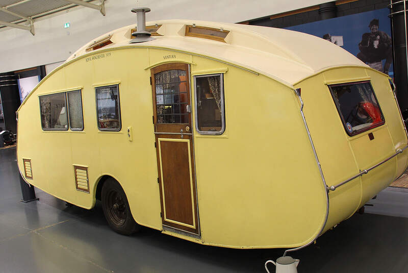 Hutchings Royal Winchester Caravan im British Motor Museum