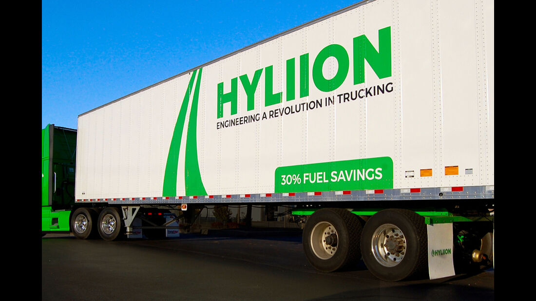 Hyliion Hybrid Lkw Trailer Nachrüstung Elektroantrieb