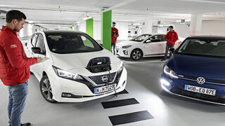 Hyundai Ioniq Elektro, Nissan Leaf, VW e-Golf, Exterieur