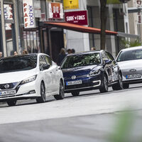 Hyundai Ioniq Elektro, Nissan Leaf, VW e-Golf, Exterieur