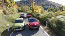 Hyundai Kona 1.0 T-GDI, Mazda CX-3 G 121, Opel Crossland X 1.2 DI, Skoda Kamiq 1.0 TSI, Exterieur