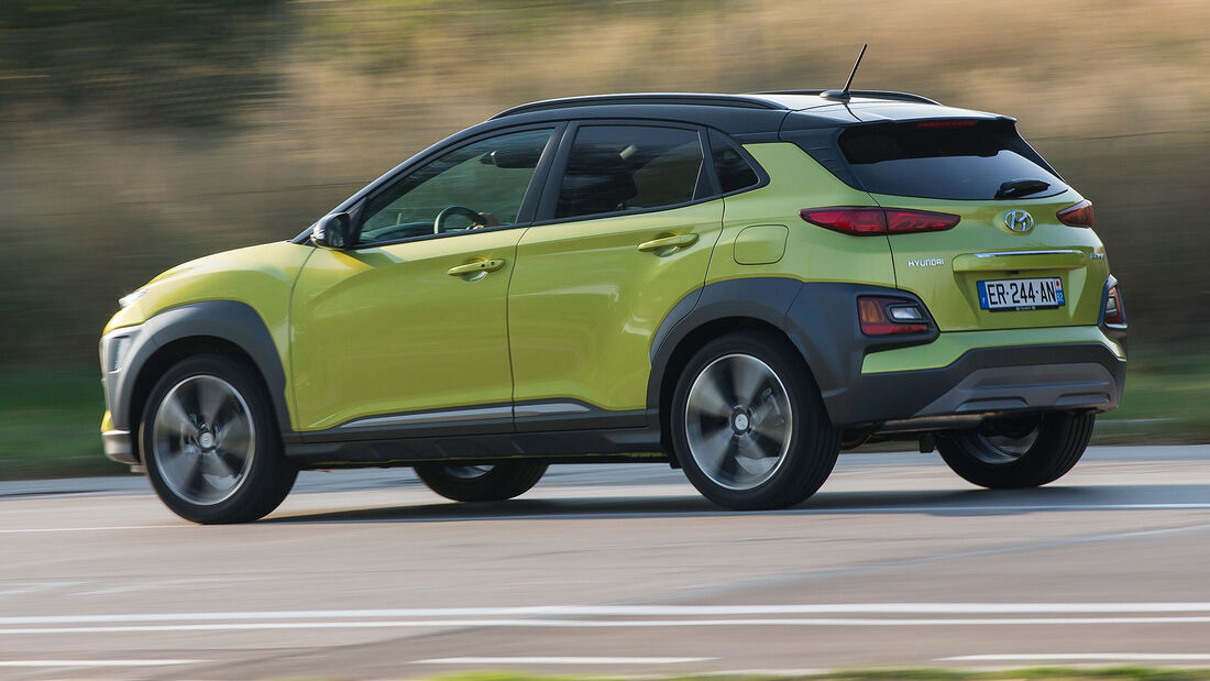 Hyundai Kona Abmessungen und Kofferraumvolumen