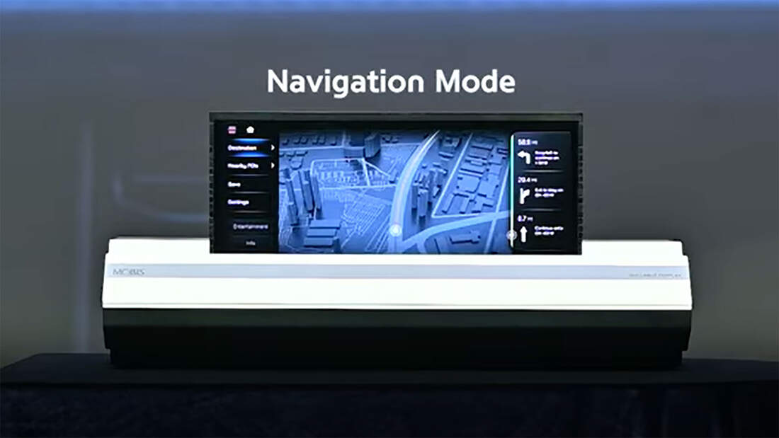 Hyundai Mobis: Dieses Display lässt sich aufrollen | AUTO MOTOR UND SPORT
