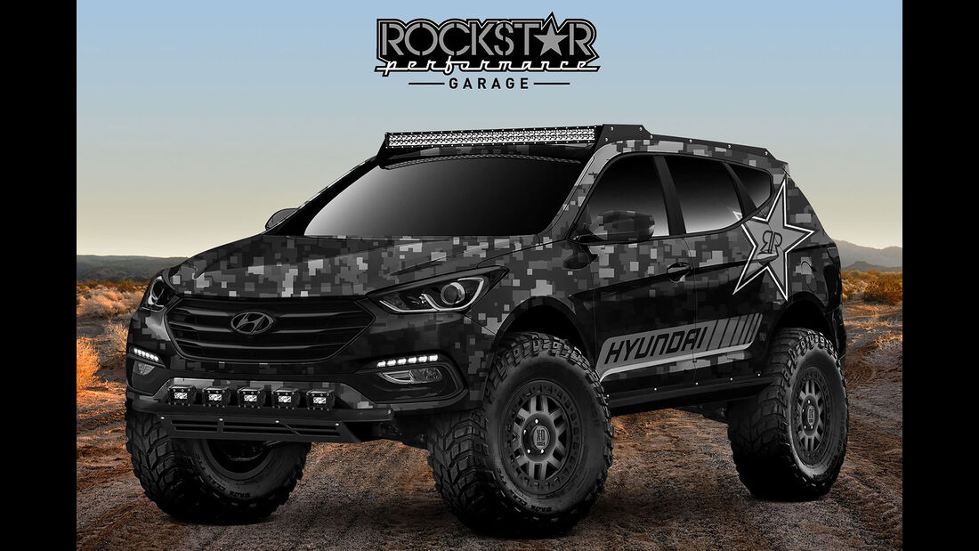 Hyundai Rockstar Energy Moab Extreme Offroader Santa Fe Sport Concept