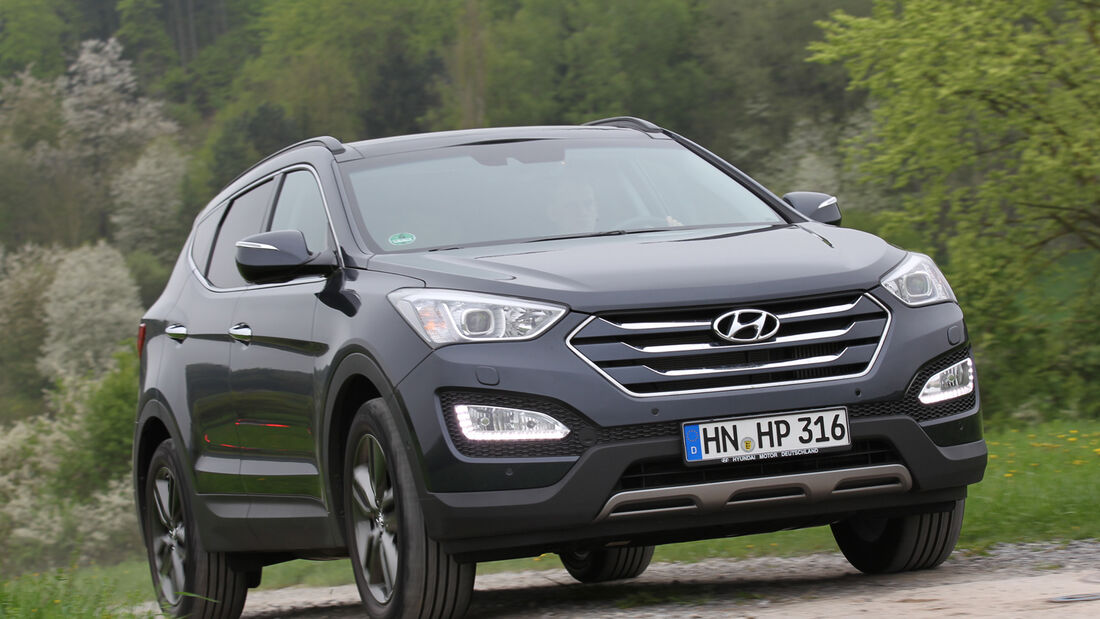 Hyundai Santa Fe 2.2 CR Di 4WD, Frontansicht