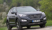 Hyundai Santa Fe 2.2 CR Di 4WD, Frontansicht