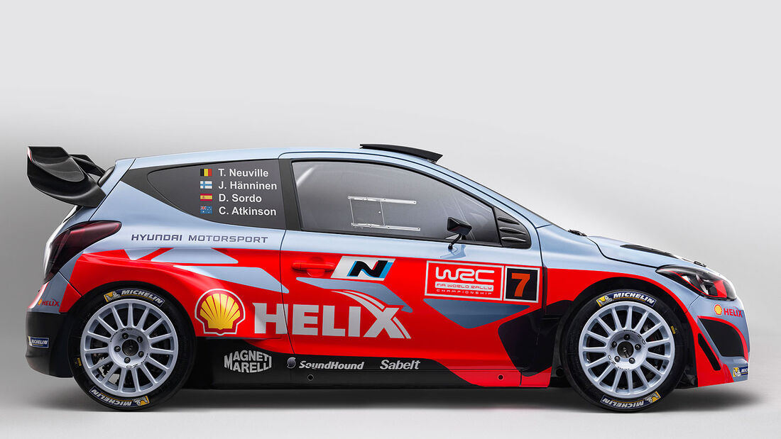 Hyundai Shell World Rally Team 2014 Hyundai i20 WRC