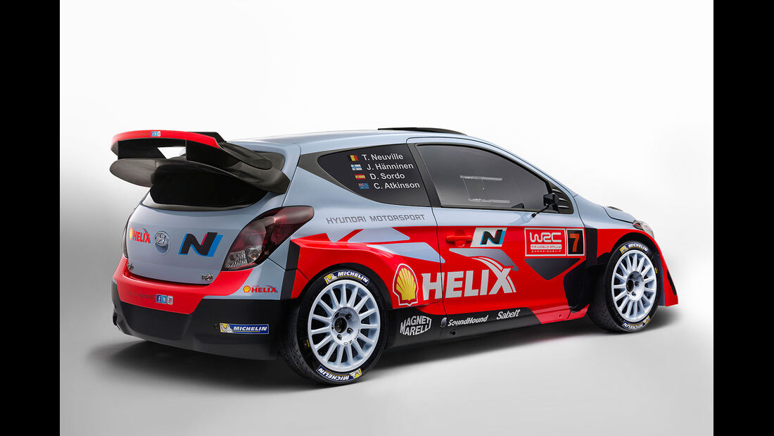 Hyundai Shell World Rally Team 2014 Hyundai i20 WRC