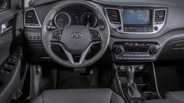 Hyundai Tucson 1.6 Turbo 4WD, Cockpit