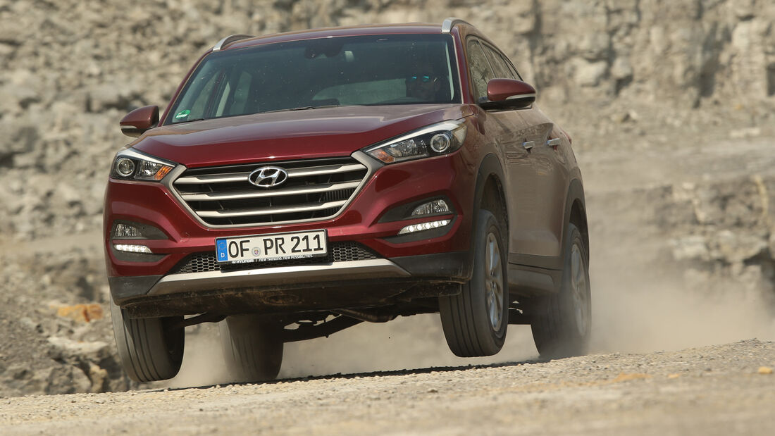 Hyundai Tucson 2.0 CRDi 4WD, Frontansicht