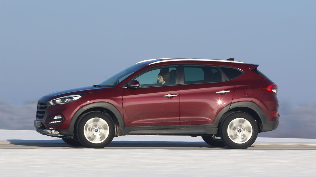 Hyundai Tucson 2.0 CRDi 4WD, Seitenansicht