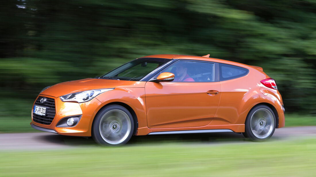 Hyundai Veloster Turbo, Seitenansicht