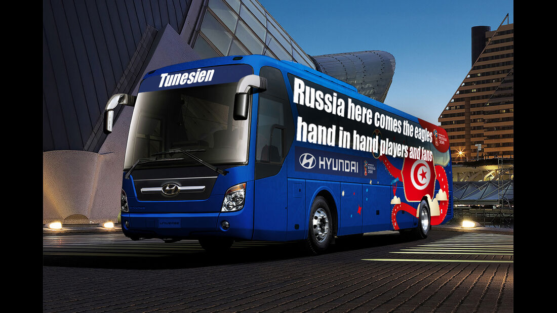 Hyundai WM-Busse Slogan Tunesien