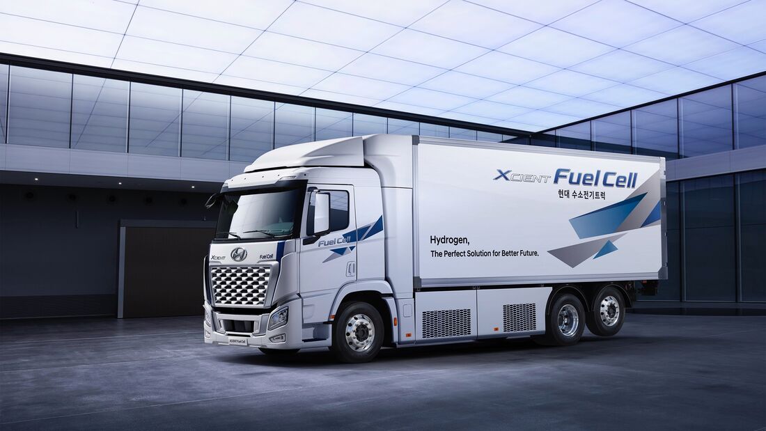 Hyundai Xcient Fuel Cell FCEV Brennstoffzellen Lkw