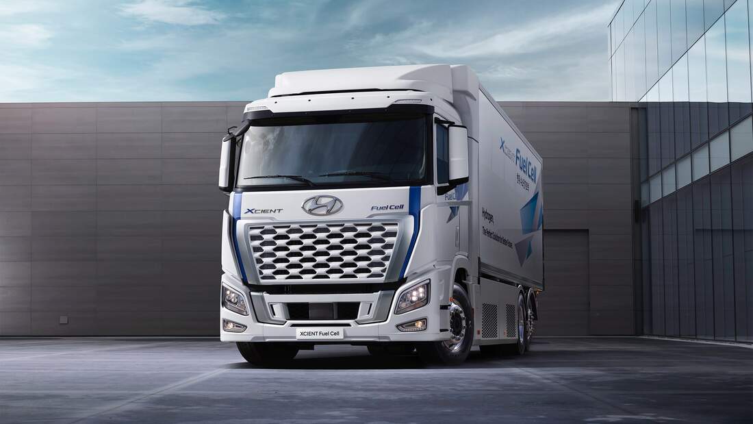 Hyundai Xcient Fuel Cell FCEV Brennstoffzellen Lkw