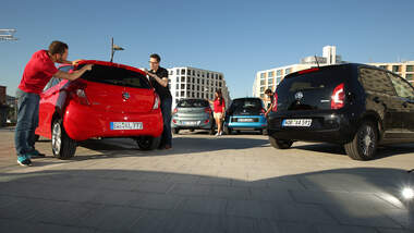 Hyundai i10, Opel Karl, Renault Twingo, VW Up