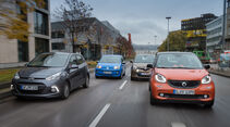 Hyundai i10, Renault Twingo, Smart Forfour, VW Up