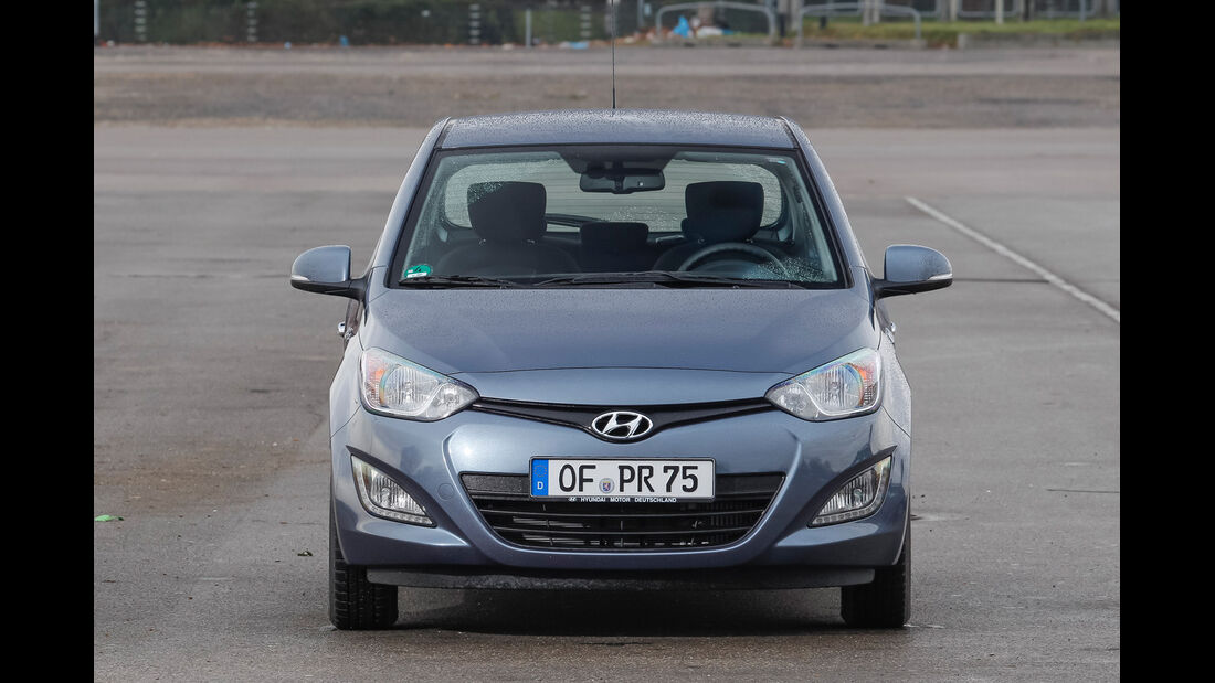 Hyundai i20 Blue 1.1 CRDi Trend, Frontansicht