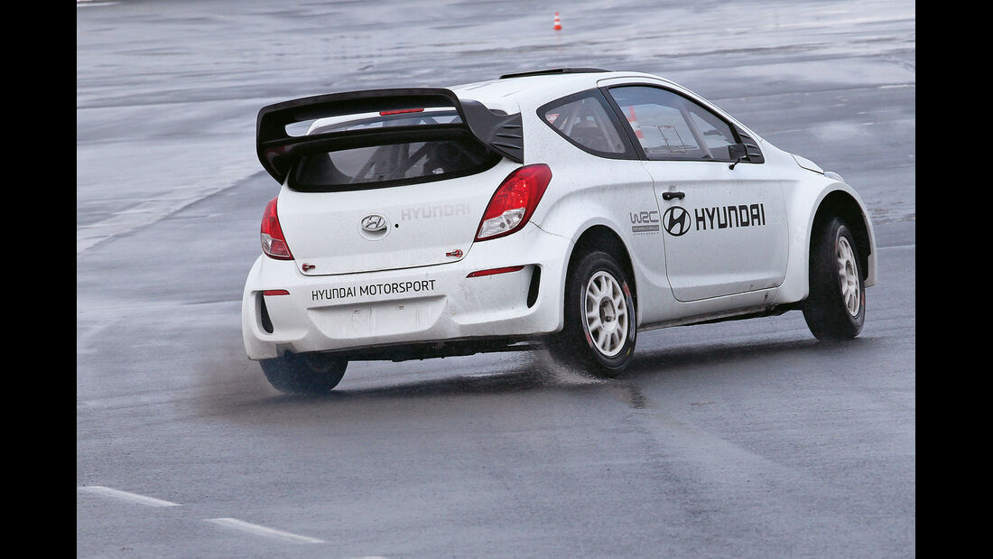 Hyundai i20 WRC, Heckansicht