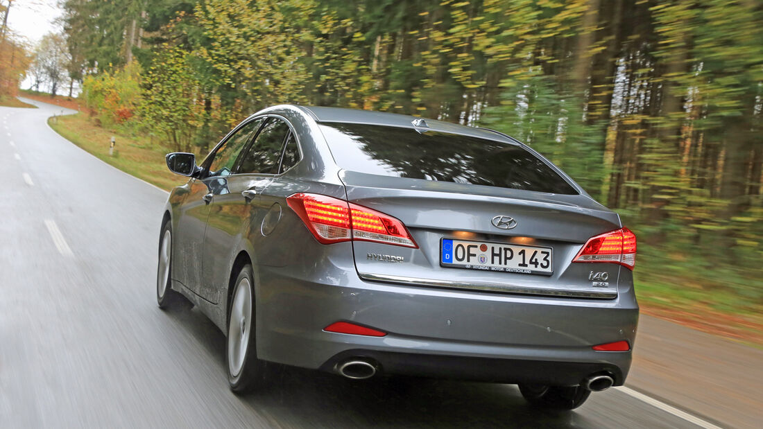 Hyundai i40 1.6 GDI, Heckansicht