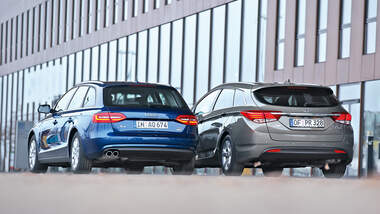 Hyundai i40 Kombi Blue 1.7 CRDi Style, Audi A4 Avant 2.0 TDI Ultra Attraction