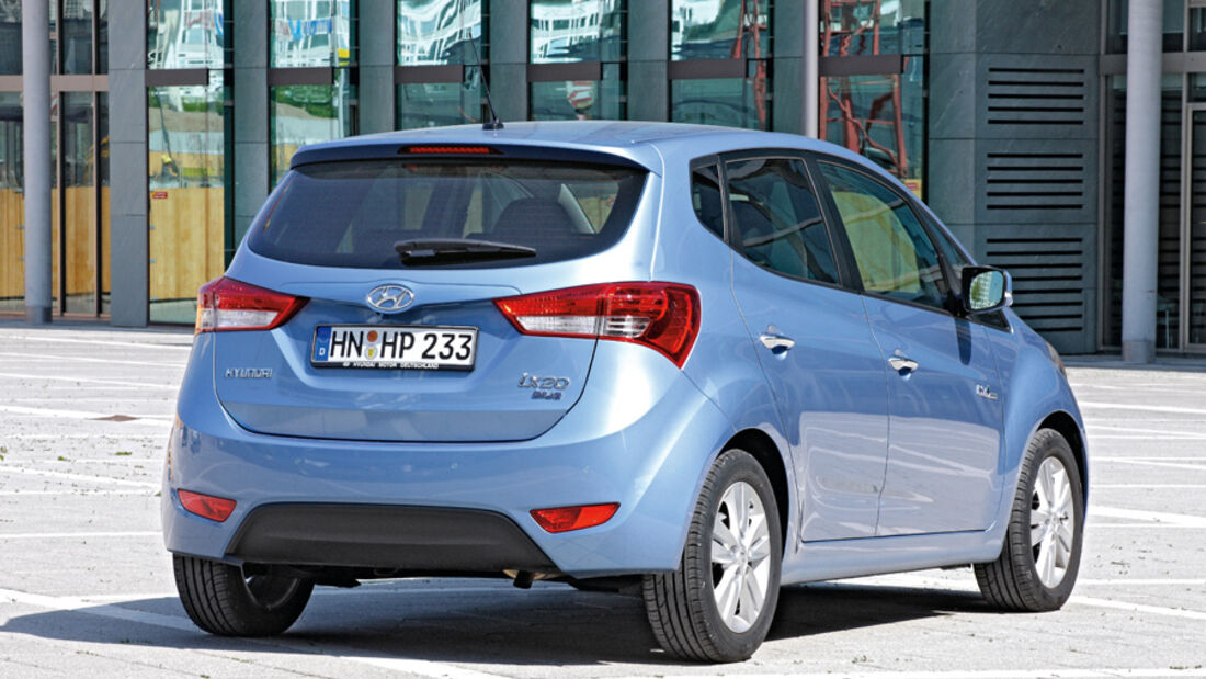 Hyundai ix20, Heckansicht