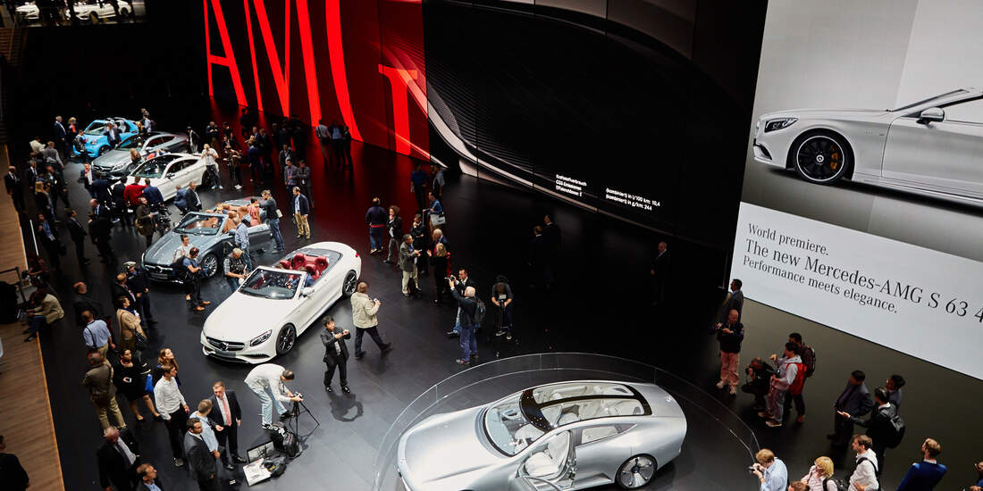 IAA 2015, Mercedes Messestand
