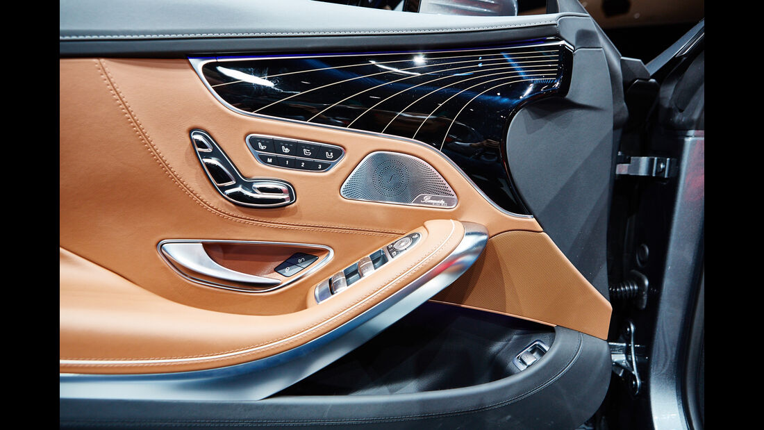 IAA 2015, Mercedes S-Klasse Cabrio, Sitzprobe