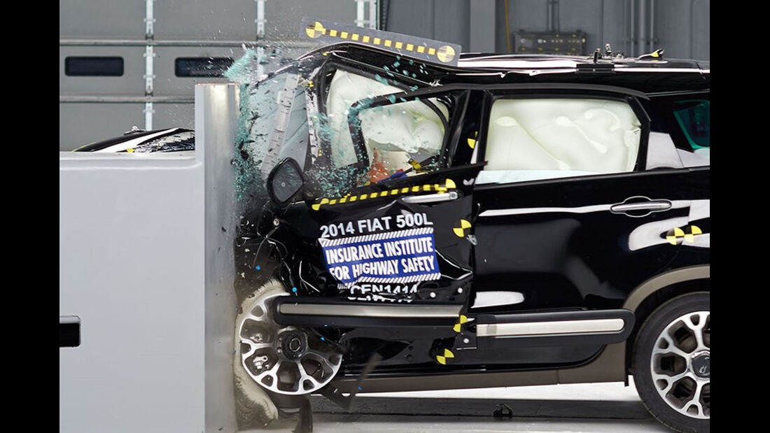 IIHS Crashtest, Fiat 500L, 07/2014