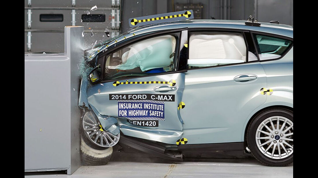 IIHS Crashtest, Ford C-Max Hybrid, 07/2014