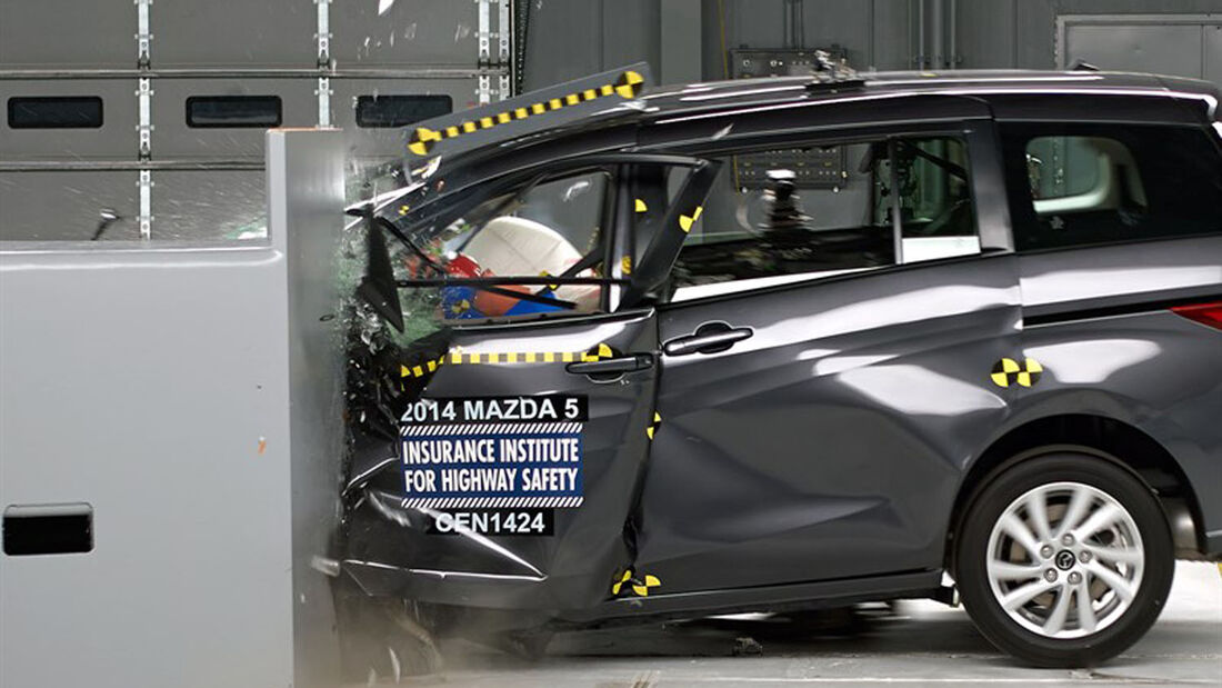 IIHS Crashtest, Mazda 5, 07/2014