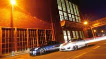 Importracing-Nissan GT-R, Techart-Porsche 911 Turbo S, Seitenansicht
