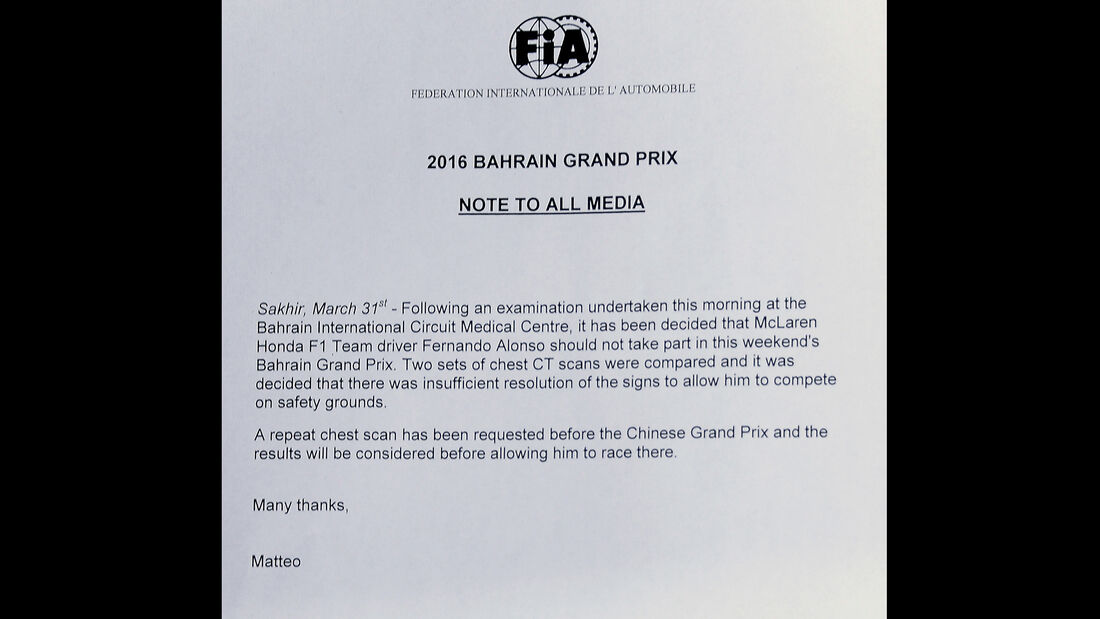 Impressionen - GP Bahrain - F1 Tagebuch - 2016