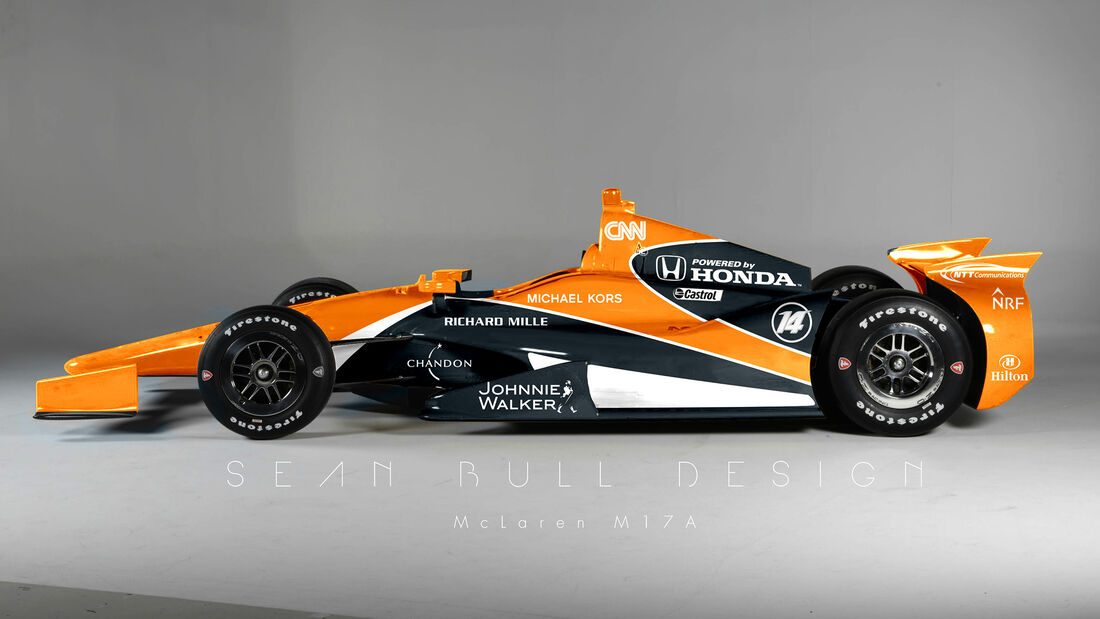 IndyCar McLaren Photoshop - Sean Bull - 2017