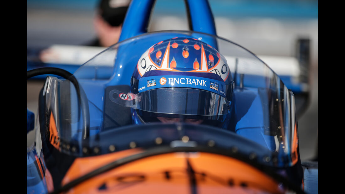 IndyCar - Screen-Test - Scheibe - Scott Dixon - Phoenix - 2018