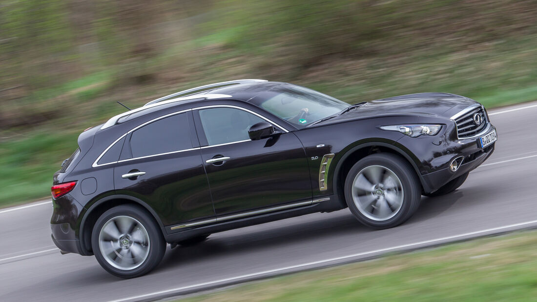 Infiniti QX70 5.0 S, Seitenansicht