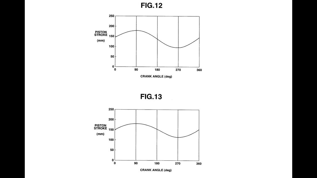 Infiniti VC-T Motor variable Kompression Patentzeichnungen