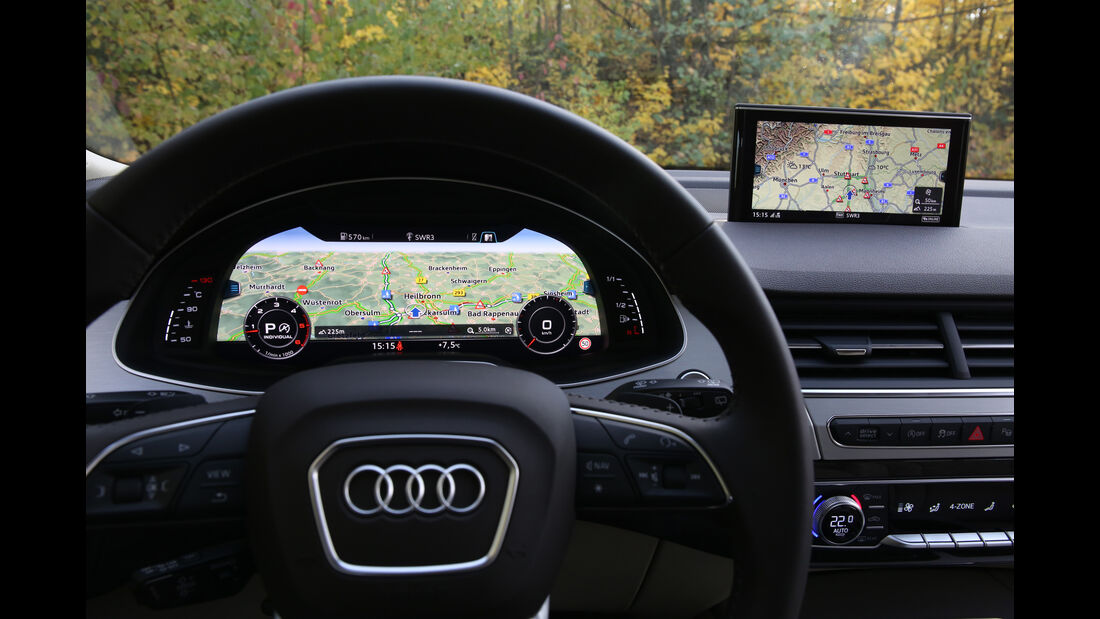 Infotainment-Bedienung, Audi Q7