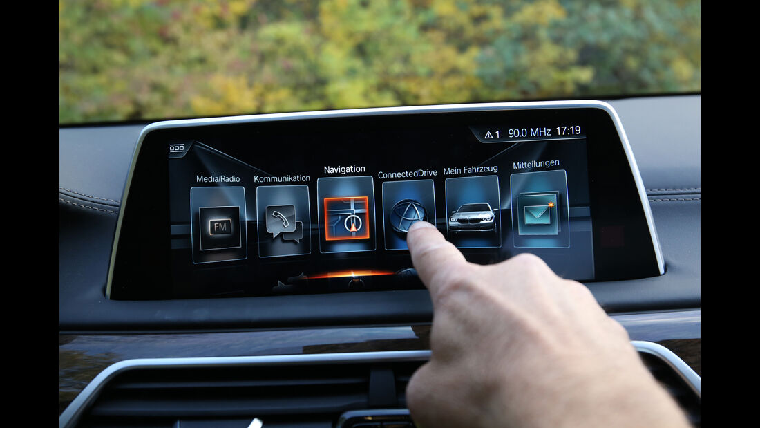 Infotainment-Bedienung, BMW 750i